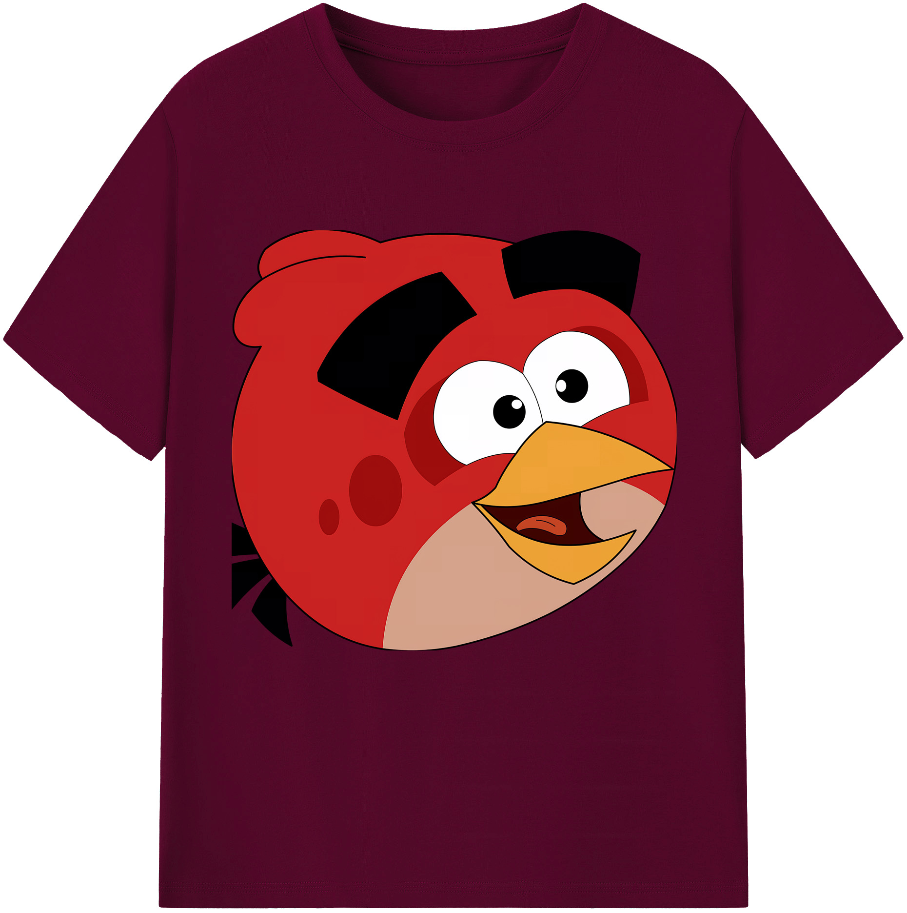 （画像用） Angry Birds アングリーバード レディースカジュアルプリントTシャツ（綿100％）